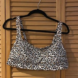 Cheetah Bathing suit Top